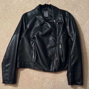 Primark Black Faux Leather Jacket